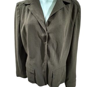 Brown Women's Jacket Size 14